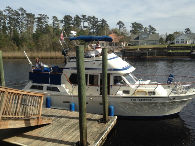 waterway village dock March 18